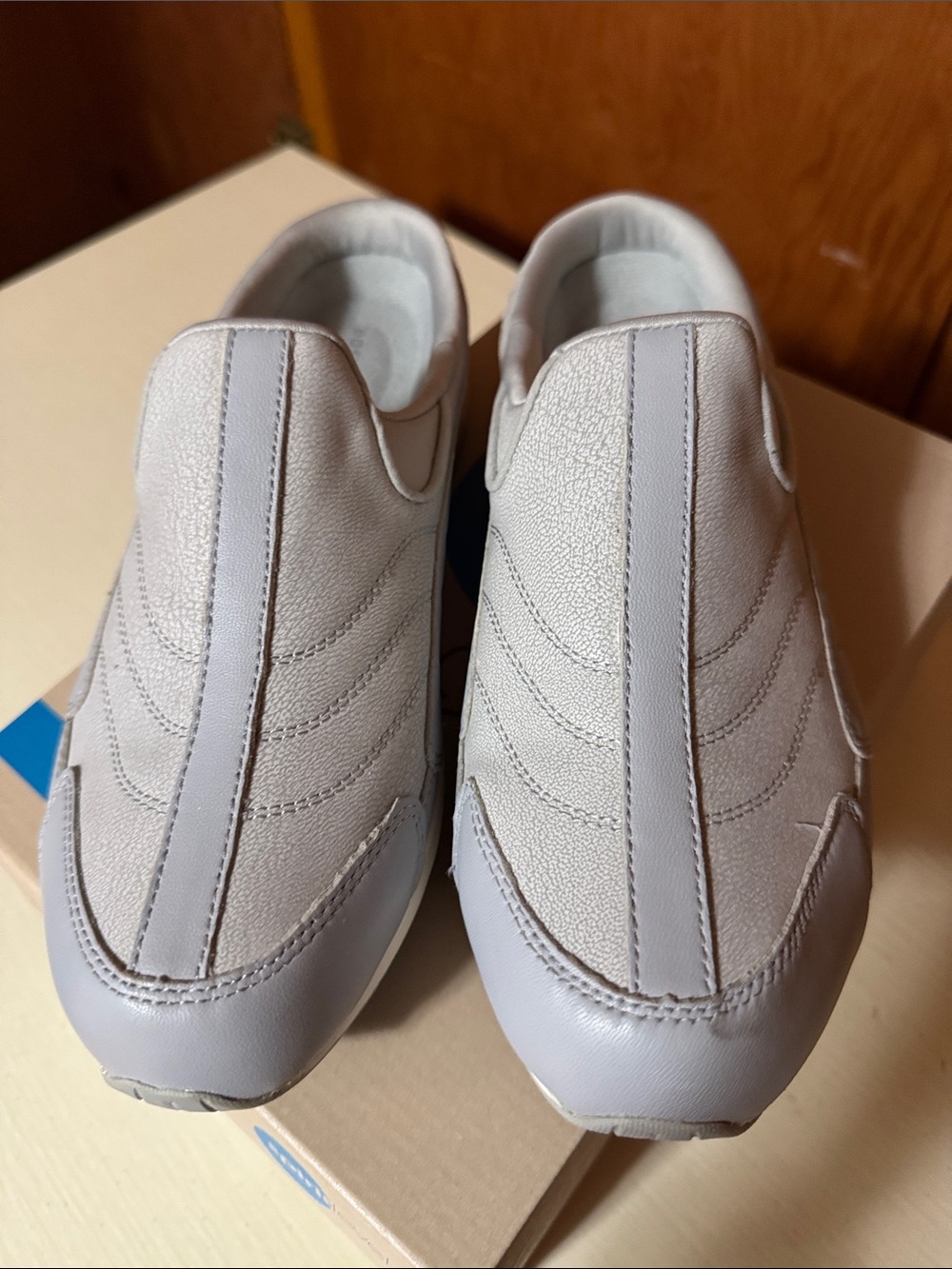 Easy Spirit Women's Slip-On Mules in Light Taupe